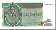 Zaire 10 Zaïres Banknote, 1979-06-24, KM:24a -