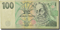 Czech Republic 100 Korun Banknote, KM:5a -