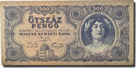 Hungary 500 Pengö Banknote, 1945-05-15, KM:117a -