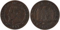 France Centime Coin, Napoleon III, Napoléon III, Marseille -