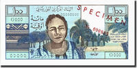 Mauritania 100 Ouguiya Banknote, 1973-06-20, KM:1s -