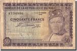 Mali 50 Francs Banknote, 1960-09-22, KM:6a -
