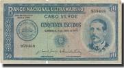 Cape Verde 50 Escudos Banknote, 1972-04-04, KM:53a -