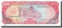 Dominican Republic 1000 Pesos Oro Banknote, 1984, KM:124s3 UNC(65-70)
