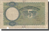 Albania 5 Franga Banknote, Undated (1939), KM:6a -