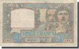 France 20 Francs 20 F 1939-1942 ''Science et Travail'', 1941-10-30 -