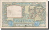 France 20 Francs 20 F 1939-1942 ''Science et Travail'', 1940-12-05 -