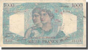 France 1000 Francs 1 000 F 1945-1950 ''Minerve et Hercule'', 1946-04-25 -