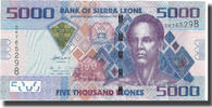 Sierra Leone 5000 Leones Banknote, 2010-04-27, KM:32 -