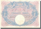 France 50 Francs 1915 Bleu et Rose, 1915-06-10, Fayette:14.28 SS 139,00 EUR  plus 4,95 EUR verzending