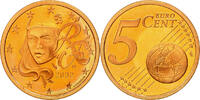 France 5 Euro Cent Copper Plated Steel, KM:1284 -