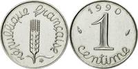 France Centime Coin, Épi, Paris, Stainless Steel, KM:928 -