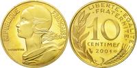 France 10 Centimes Coin, Marianne, Paris, Aluminum-Bronze -
