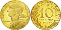 France 10 Centimes Coin, Marianne, Paris, Aluminum-Bronze -