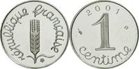 France Centime Coin, Épi, Paris, Stainless Steel, KM:928 -