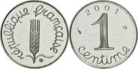 France Centime Coin, Épi, Paris, Stainless Steel, KM:928 -