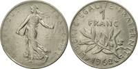 France Franc Coin, Semeuse, Paris, Nickel, KM:925.1 -