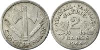 France 2 Francs Coin, Bazor, Beaumont - Le Roger, Aluminum -