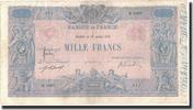 France 1000 Francs 1917-07-21, Fayette:36.31, KM:67g -