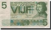 Netherlands 5 Gulden Banknote, 1966-04-26, KM:90a -