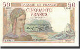 France 50 Francs 50 F 1934-1940 ''Cérès'', 1938-10-27 -