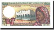 Comoros 500 Francs Banknote, KM:10a -