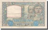 France 20 Francs 20 F 1939-1942 ''Science et Travail'', 1940-02-22 -
