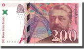 France 200 Francs 200 F 1995-1999 ''Eiffel'', Fayette:75.5 -