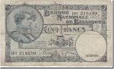Belgium 5 Francs Banknote, 1938-04-26, KM:108x -