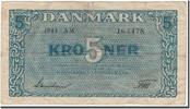 Denmark 5 Kroner Banknote, KM:35a -