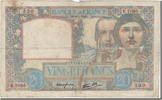 France 20 Francs 20 F 1939-1942 ''Science et Travail'', 1942-01-08 -