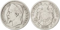 France 2 Francs Coin, Napoleon III, Napoléon III, Strasbourg -