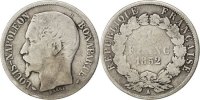 France Franc Coin, Napoleon III, Napoléon III, Paris, Silver -