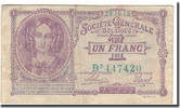 Belgium 1 Franc Banknote, 1923-10-18, KM:86b -