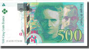 France 500 Francs Pierre et Marie Curie, Fayette:76.2, KM:160a -