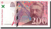 France 200 Francs Eiffel, Fayette:75.4b, KM:159b -