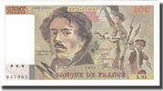 France 100 Francs Delacroix, Fayette:69.9, KM:154b -