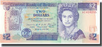 Belize 2 Dollars Banknote, 1991-06-01, KM:52b -