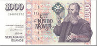 Iceland 1000 Kronur Banknote, 2001-05-22, KM:59 -