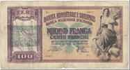 Albania 100 Franga Banknote, Undated (1940), KM:14 -