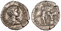 Denarius Coin, Geta, Silver, Cohen:157 -