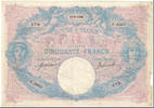 France 50 Francs Bleu et Rose, 1909-05-12, Fayette:14.22 -