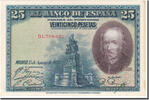 Spain 25 Pesetas Banknote, 1928-08-15, KM:74a -