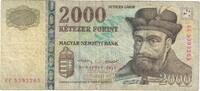 Hungary 2000 Forint Banknote, KM:198c -