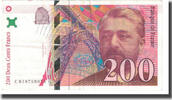 France 200 Francs Eiffel, BRUNEEL, BONARDIN, VIGIER -