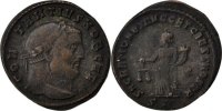 Follis Coin, Constantius I, Ticinum, Copper, Cohen:264 -