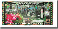 United States 5 Dollars Banknote, 2017-12-25, PIWI ISLAND -