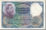 Spain 50 Pesetas Banknote, 1931-04-25, KM:82 -