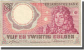 Netherlands 25 Gulden Banknote, 1955-04-10, KM:87 -