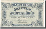Hungary 500,000 (Ötszazezer) Adópengö Banknote, 1946-05-25, KM:139b -